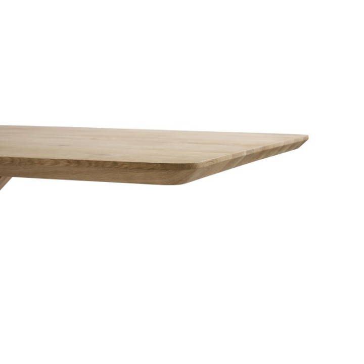 Table rectangulaire en chêne massif Boat
