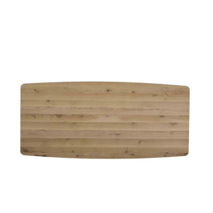 Table rectangulaire en chêne massif Boat