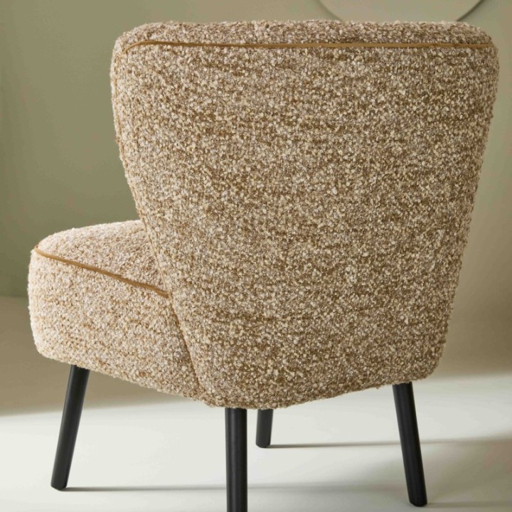 Caramel Gina Low Armchair