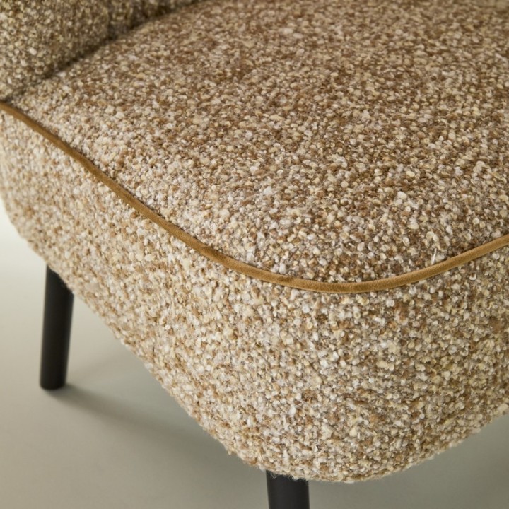 Caramel Gina Low Armchair