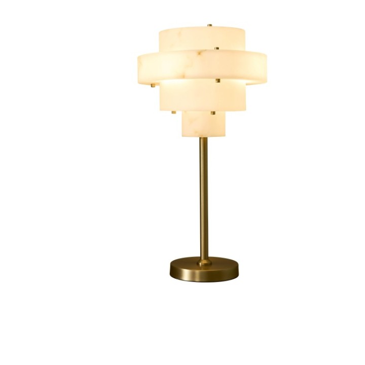 Sara alabaster-effect table lamp