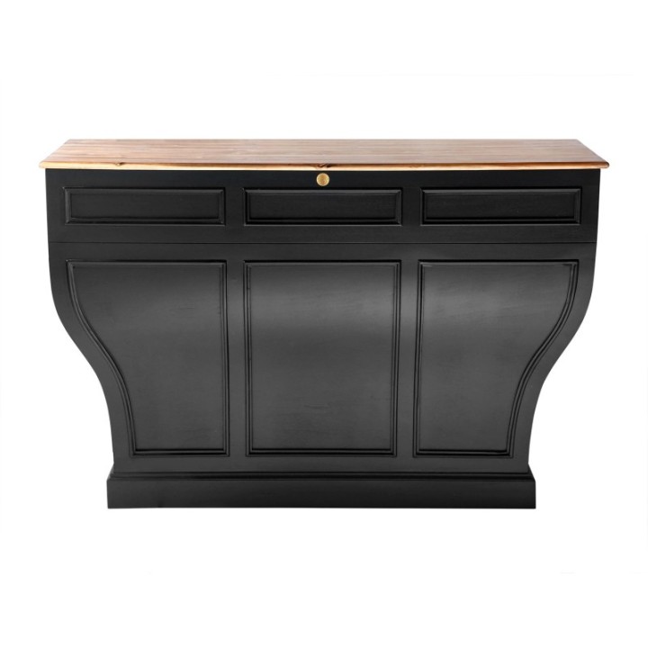 Procope solid acacia counter