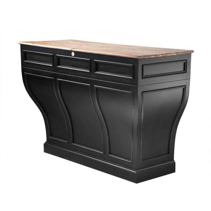 Procope solid acacia counter