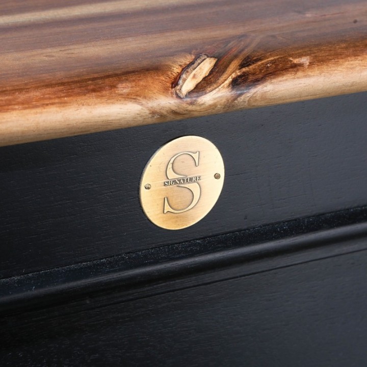 Procope solid acacia counter