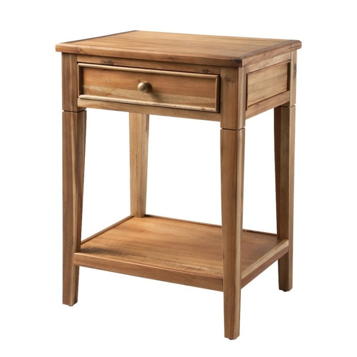 Rivoli reclaimed wood bedside table