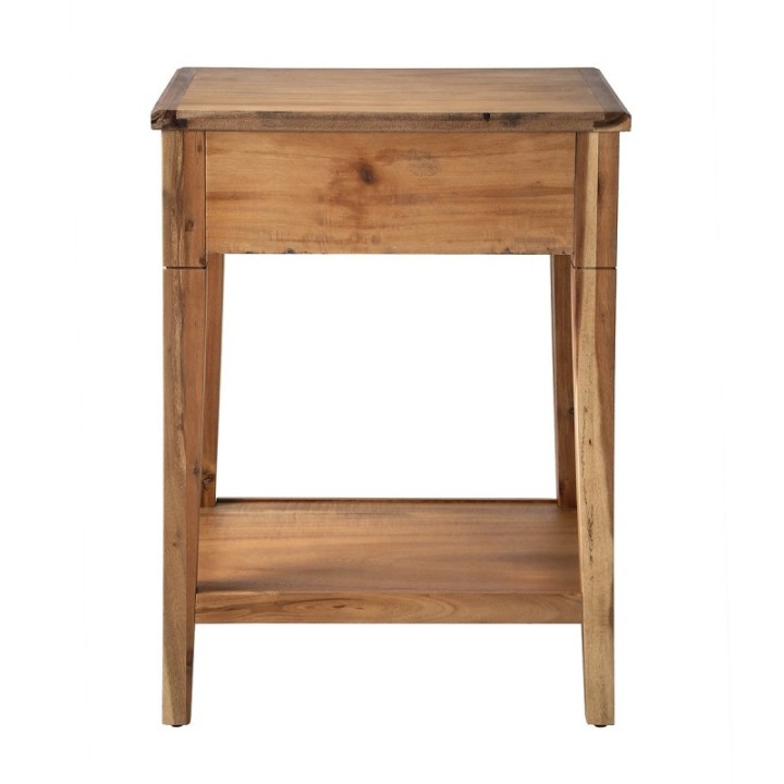 Rivoli reclaimed wood bedside table