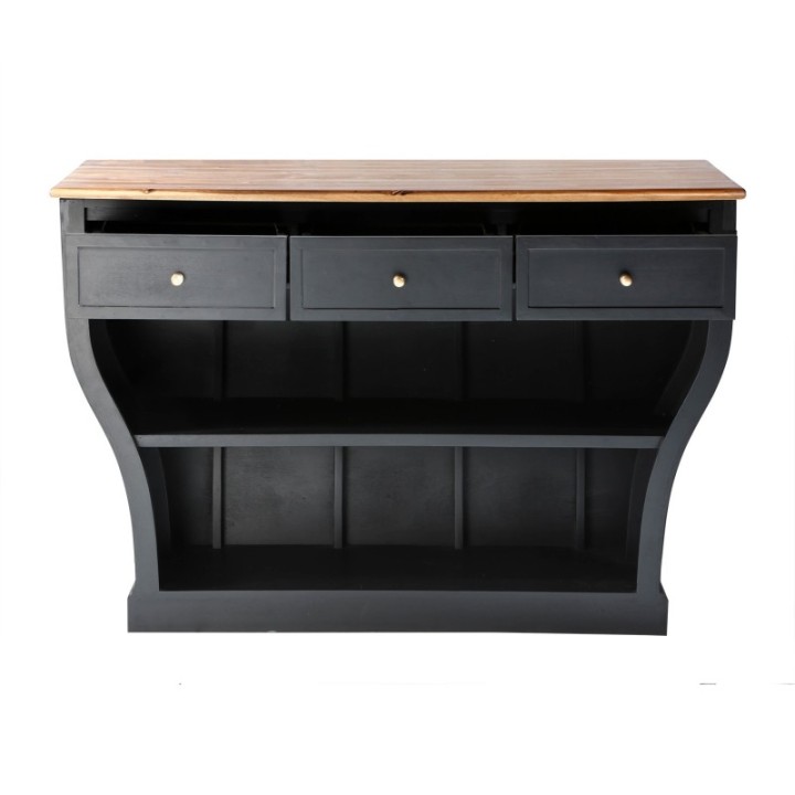 Procope solid acacia counter