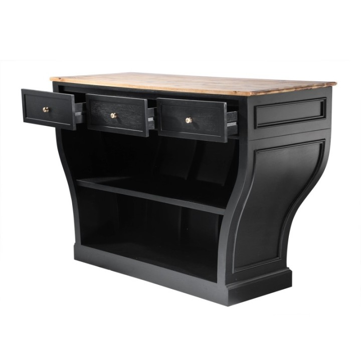 Procope solid acacia counter