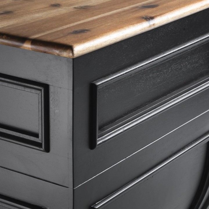 Procope solid acacia counter