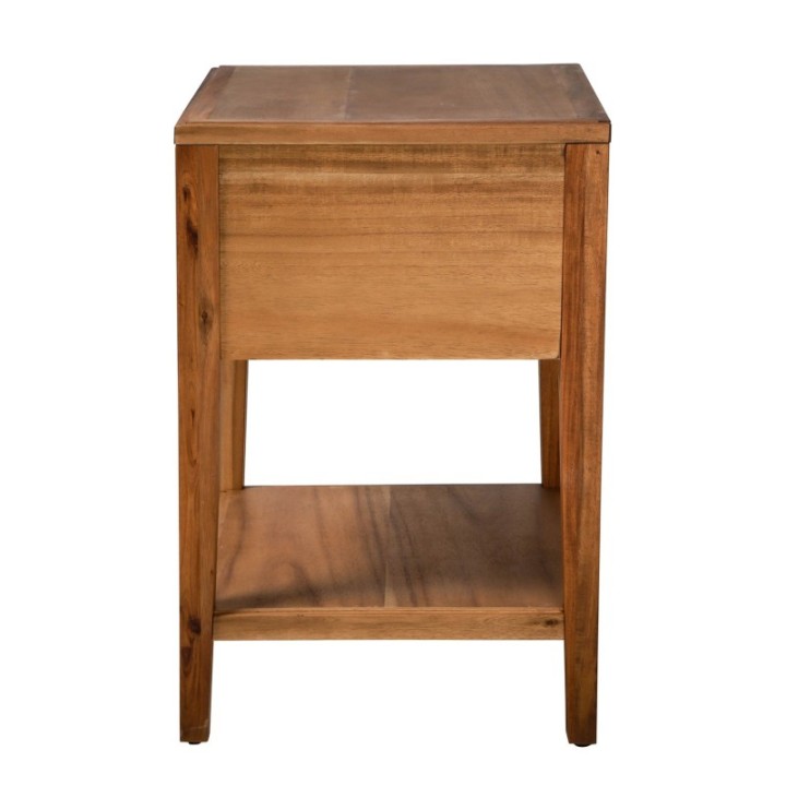 Pierre reclaimed wood bedside table