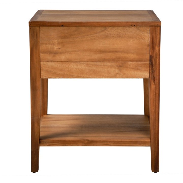 Pierre reclaimed wood bedside table