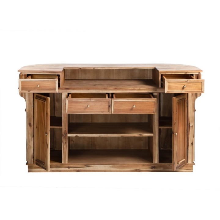 Comptoir vieux bois ESTAMINET