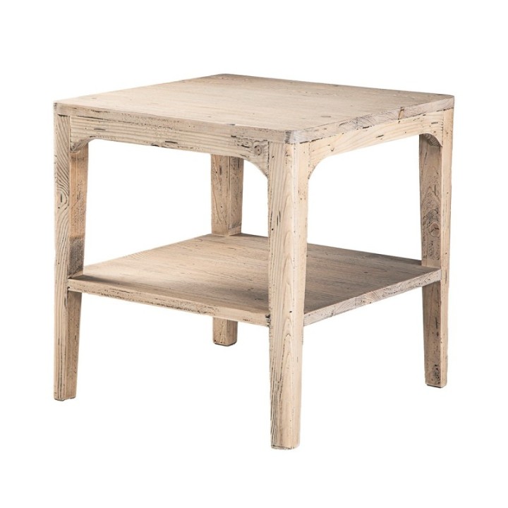 Henri solid pine side table