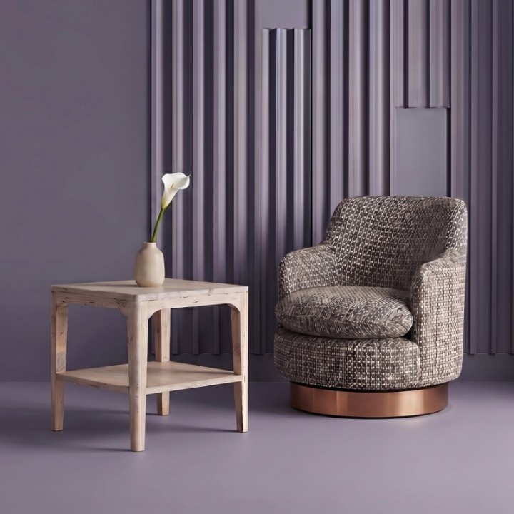 Henri solid pine side table