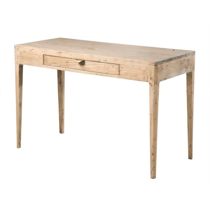 Bureau 1 tiroir en pin massif HENRI