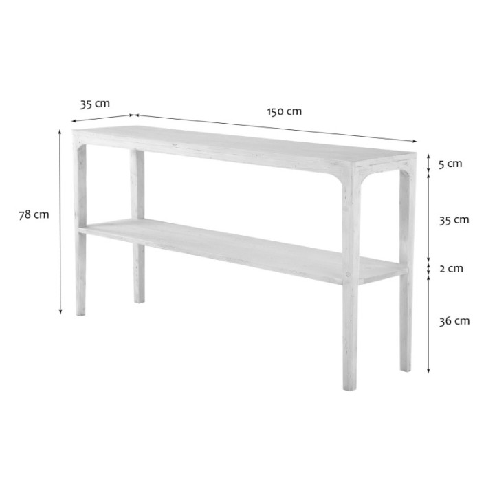 Console graphite HENRI