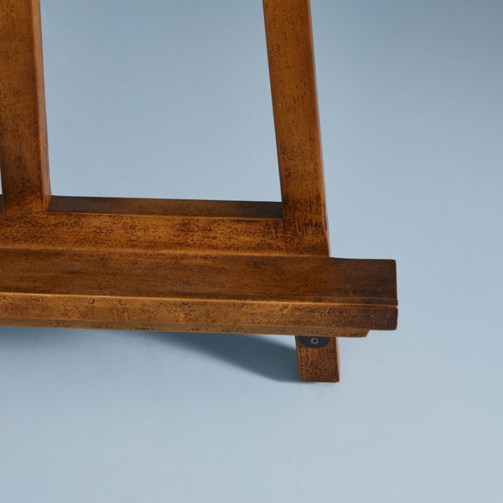 Solid oak workshop easel