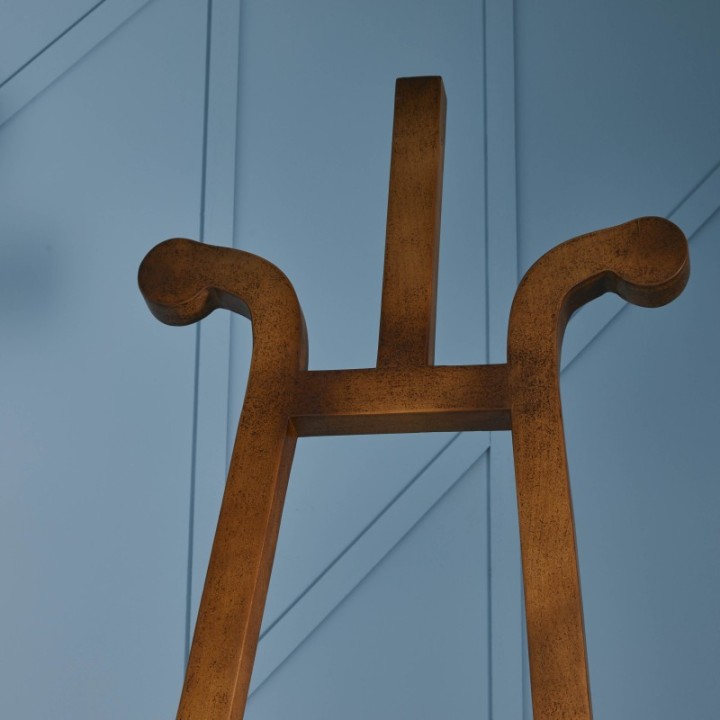 Solid oak workshop easel
