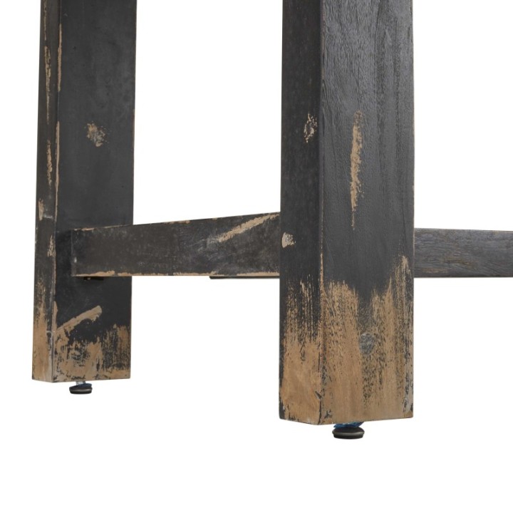 Grande table à manger en bois recyclé