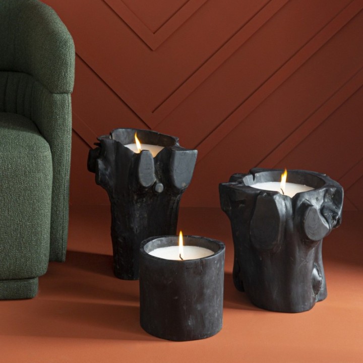 Black root candle small model