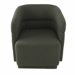 Fauteuil pivotant Charles vert