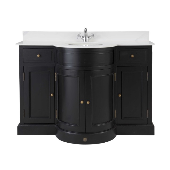 Black Hausmann washbasin cabinet