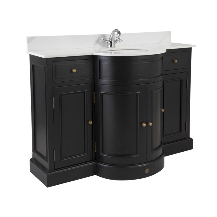 Black Hausmann washbasin cabinet