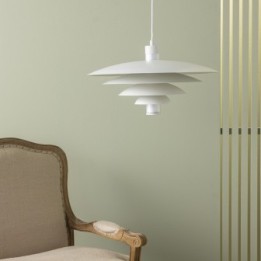 Lustre blanc BOREAL