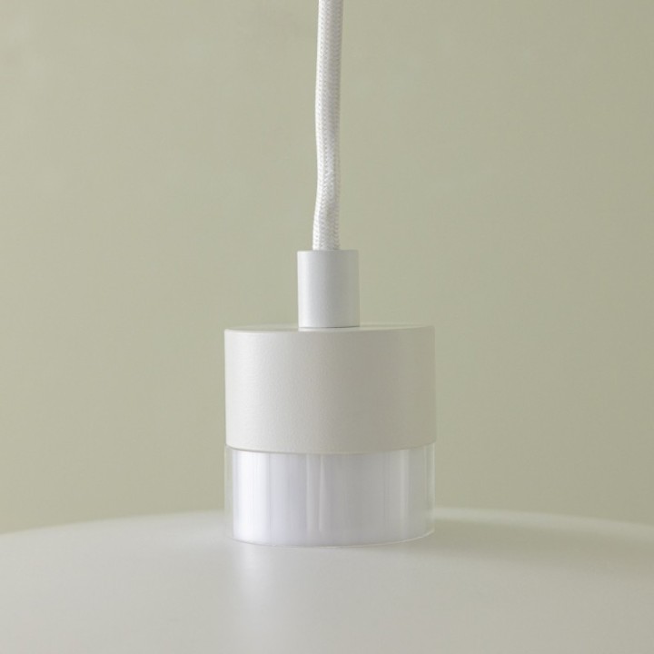 Boreal white chandelier