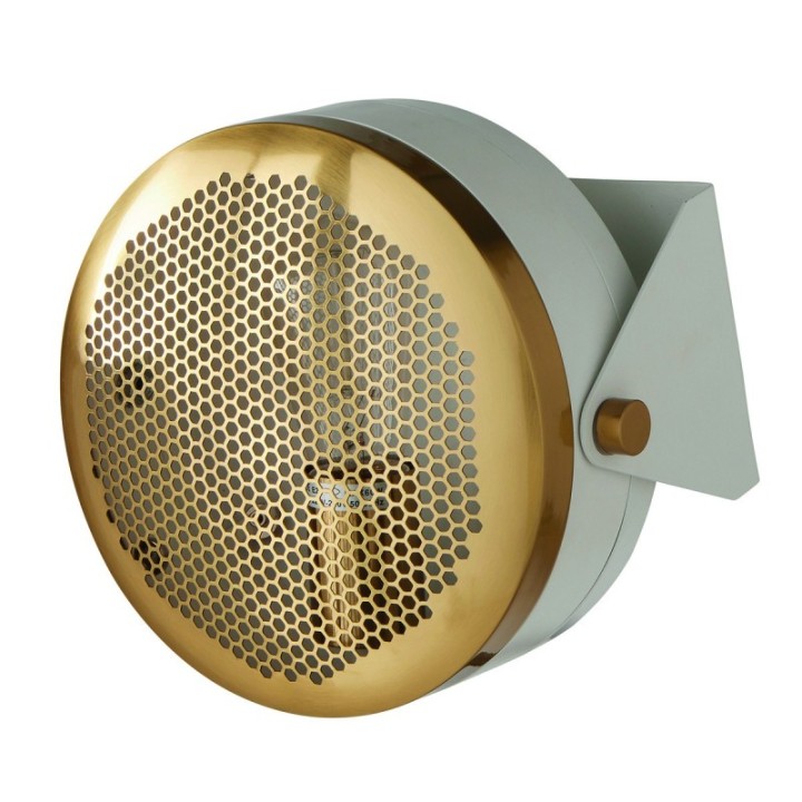 Sonik white and gold metal wall light