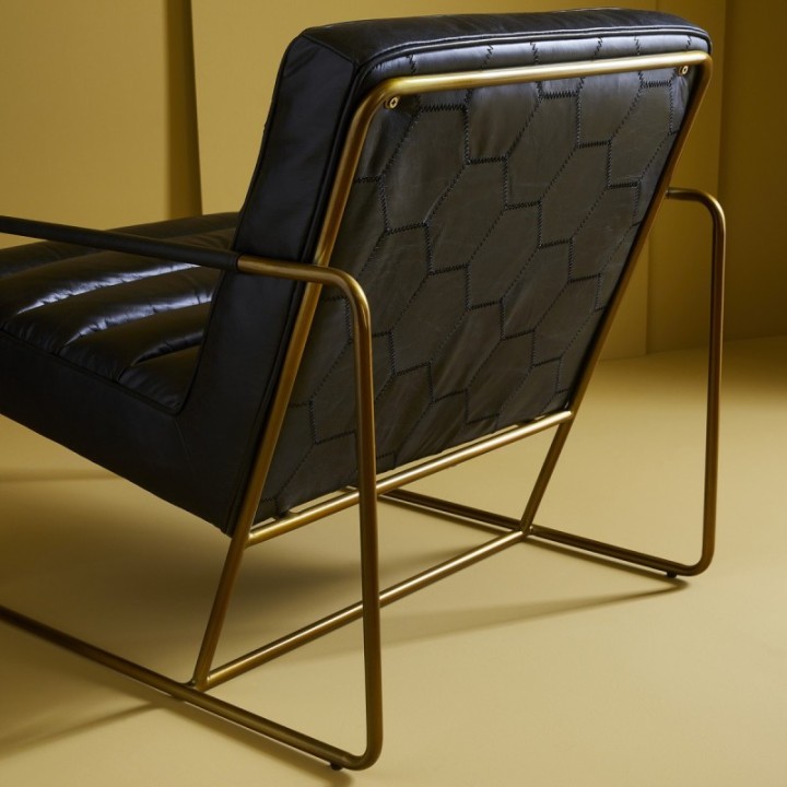 Fauteuil cuir Maranello noir