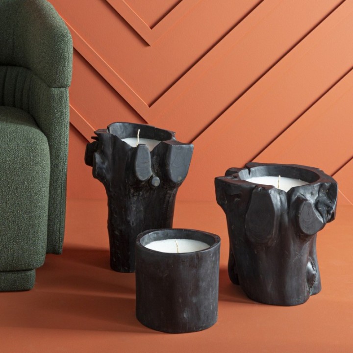 Black root candle small model