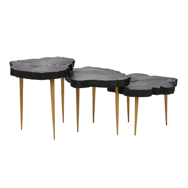 Set of 3 Fleur coffee table