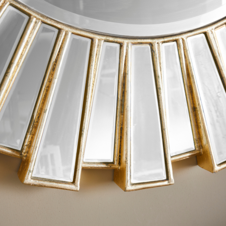 Solaire gold glass mirror