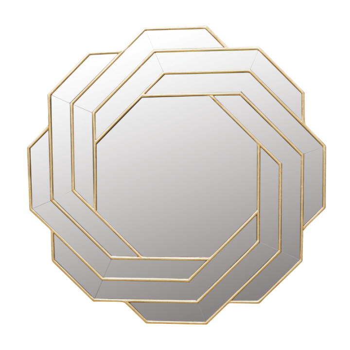Star and Stripes gold mirror