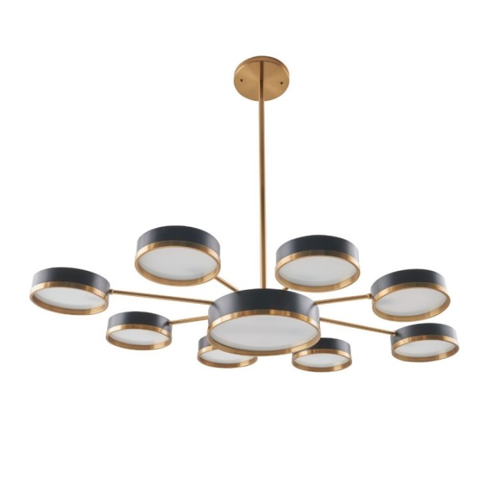 Lustre Brooklyn style moderne, hauteur ajustable