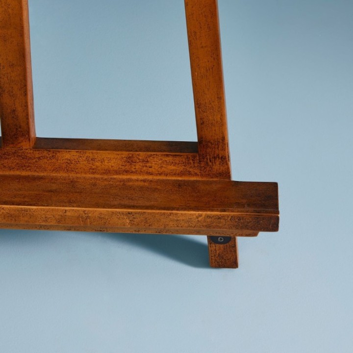 Solid oak workshop easel