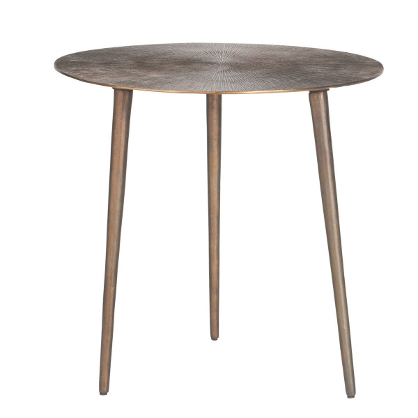 Sun side table - bronze finish