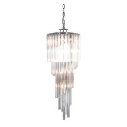 Tornade glass chandelier