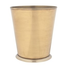 Brass waste basket