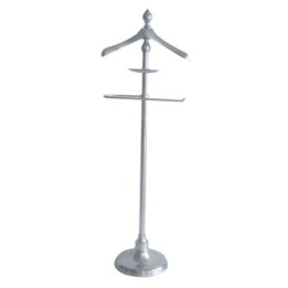 Valet vintage en laiton finition argent vieilli