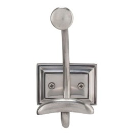 Porte manteau en métal brossé