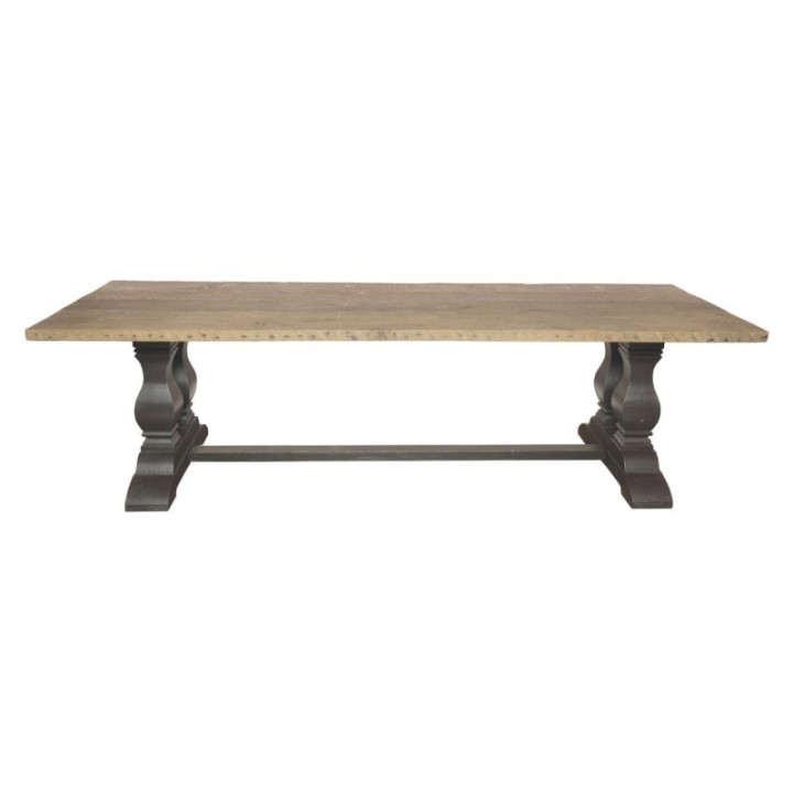 Magistrale rectangular table in solid old pine