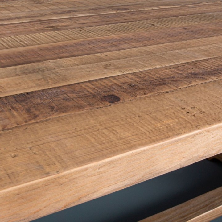 Magistrale rectangular table in solid old pine