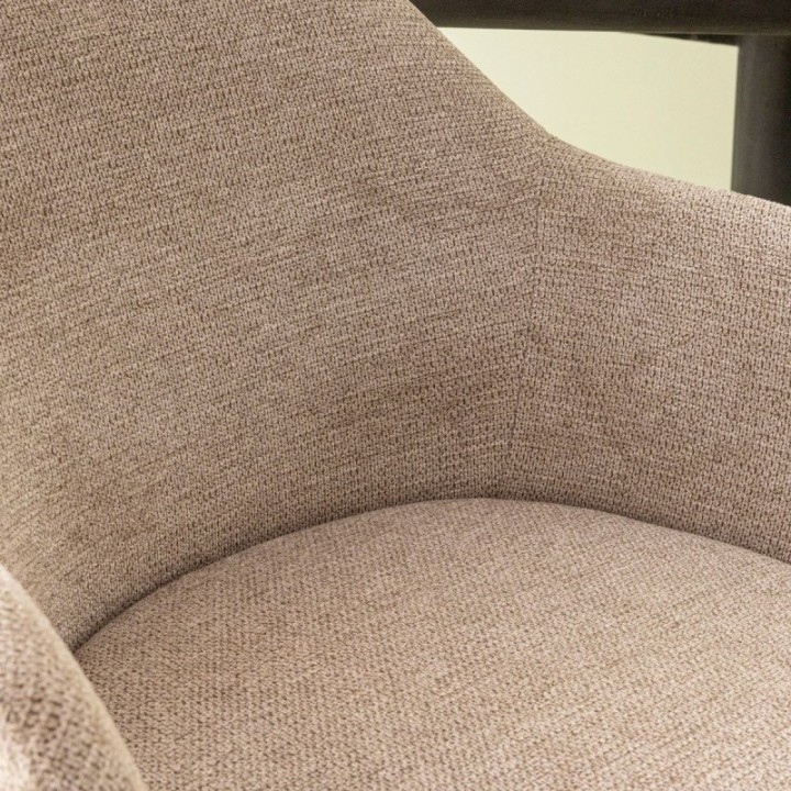 Ernest set of 2 fabric bridge armchairs