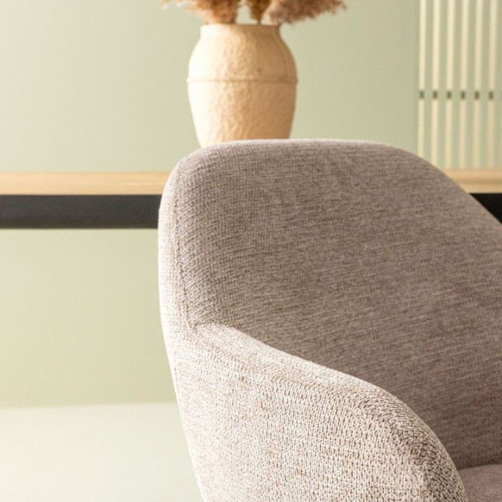 Lot de 2 fauteuils bridge en tissu ERNEST