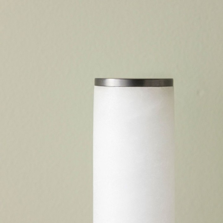 Alabaster and Metal Table Lamp MONTAIGNE