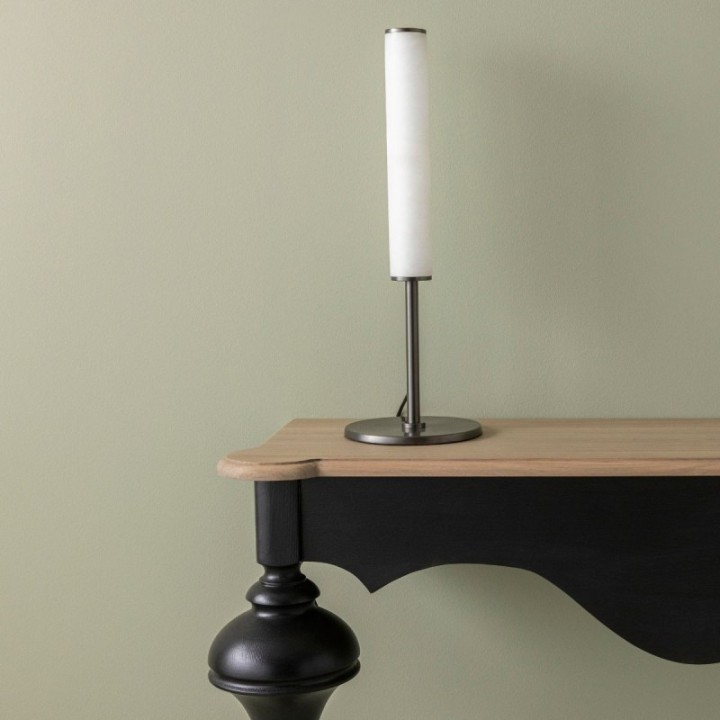 Alabaster and Metal Table Lamp MONTAIGNE