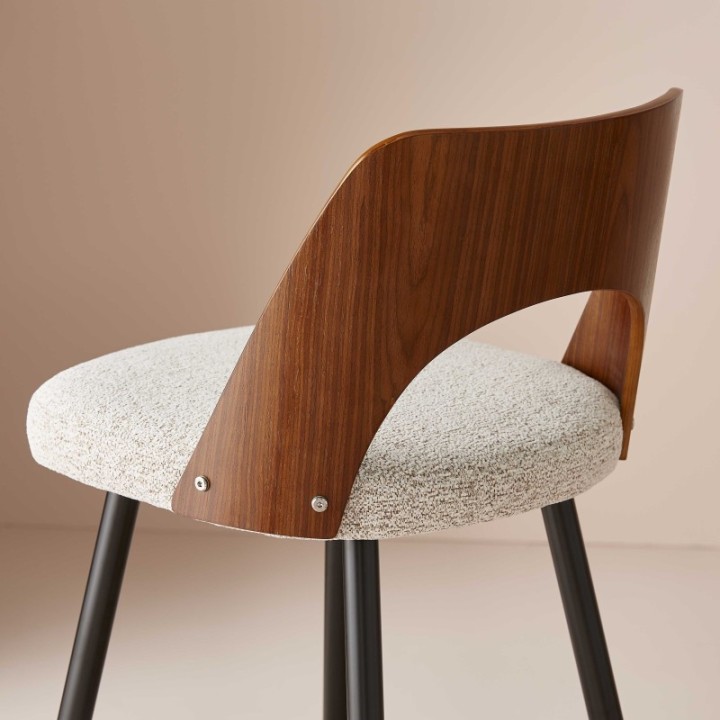 Chaise de comptoir Austin beige