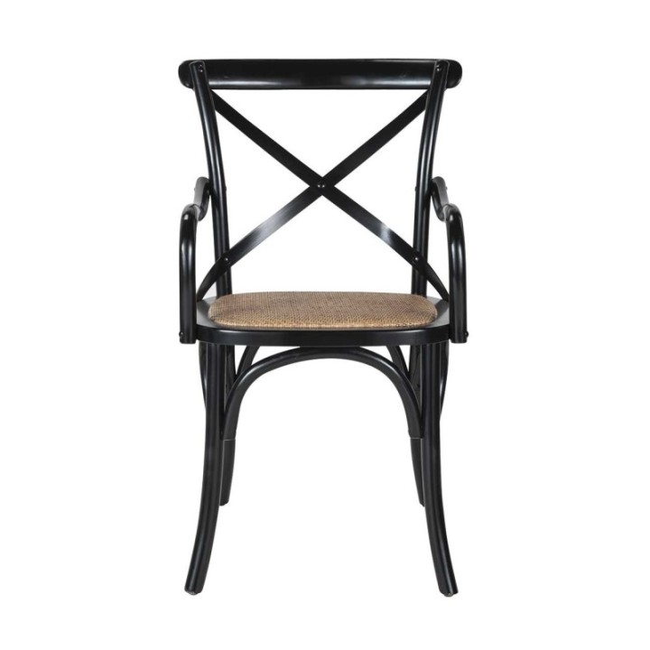 Bistrot set of 2 black Bridge chairs